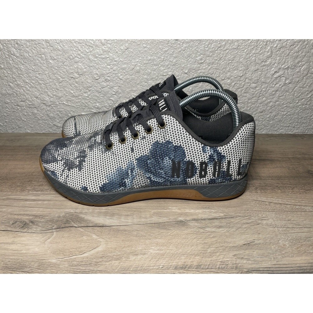 Nobull Shoes Sneakers Unisex Trainer Mens 7.5 Womens 9 Floral Blue Gum Casual